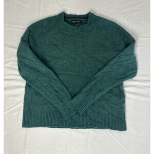 Vintage Banana Republic extra fine Italian wool Emerald Green sweater Women’s L